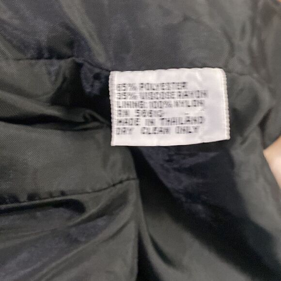 Vintage Le Suit Buffalo Check Plaid Double Breasted Blazer Jacket Pink Grey - Picture 9 of 10